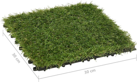Plăci de Gazon Sintetic 0.3x0.3m 11buc