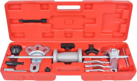 vidaXL Set Puller Tools for Bearings 17 Pieces Impact with Slip Hammer
