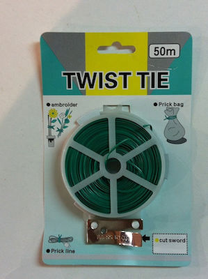 Pasco 004054 Plastic Twist Twist Tie sârmă 50m