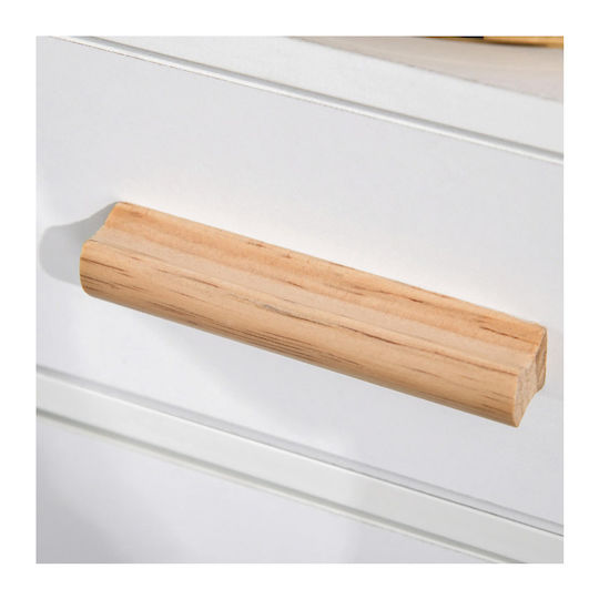 Kleankin 834-312 Στήλη Μπάνιου Δαπέδου Μ39xΒ30xΥ180cm Λευκή