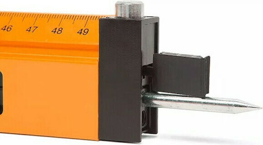 Handy Winkelmesser Aluminium Länge 50cm mit Winkelmesser und Wasserwaage