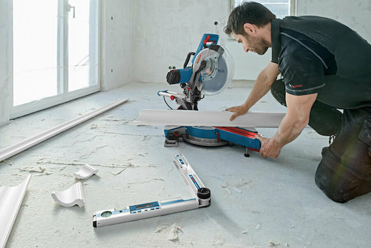 Bosch Gam 220 Professional Digital Goniometru Service Auto / Mecanici Auto Plastic Lungime 40 cm cu Raportor și Nivel cu Bule de Aer din Aluminiu