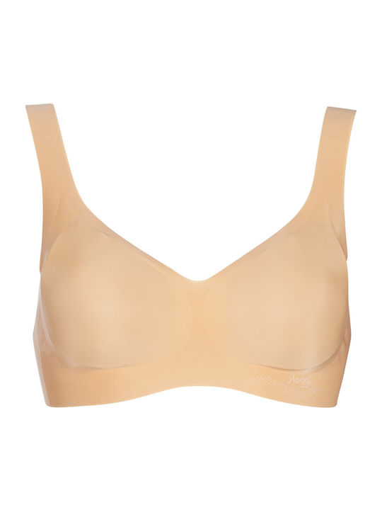 Zero Feel Women's Push Up Sports Bra Beige