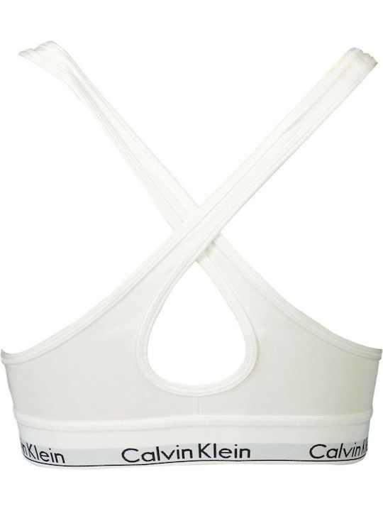 Women's Bra with Light Padding White