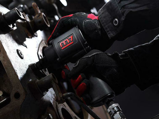 M7 NC4610 Air Impact Wrench 1/2 Square Drive with Maximum Torque 62.2kgm