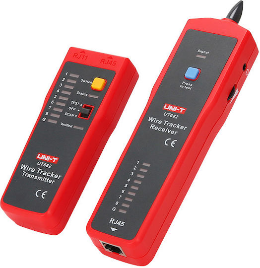 Uni-T UT682 Tester Καλωδίων Δικτύου RJ11 / RJ45