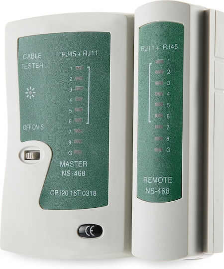 Powertech CAB-N044 Network Cable Tester RJ45 RJ12 RJ11