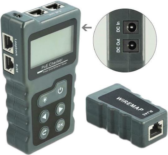 DeLock 63110 Tester Καλωδίων Δικτύου RJ45 Ψηφιακό