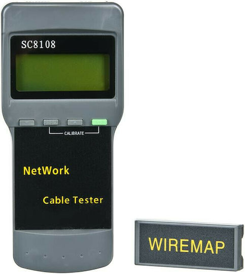 SC-8108 Tester Καλωδίων Δικτύου RJ45 Ψηφιακό