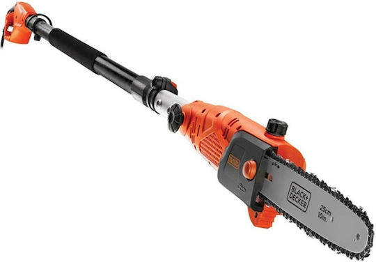 Black & Decker PS7525 Telescopic Pole Saw Electric 800W Total Length 270cm and Blade 25cm