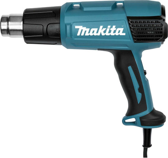 Makita HG6531CK Пистолет за горещ въздух 2000W с регулиране на температурата до 650°C