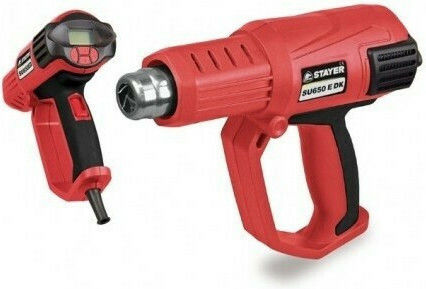 Stayer SUH 650 EDK Πιστόλι Θερμού Αέρα 2000W με Ρύθμιση Θερμοκρασίας εως και 650°C