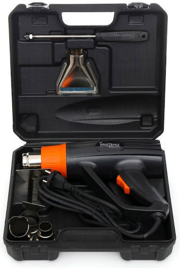 Kraft & Dele KD10390 Πιστόλι Θερμού Αέρα 2000W με Ρύθμιση Θερμοκρασίας εως και 600°C