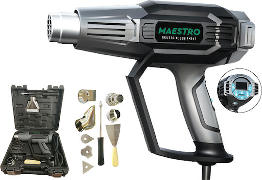 Maestro MHG-2003 Heat Gun 2000W with Maximum Temperature 600°C 420165
