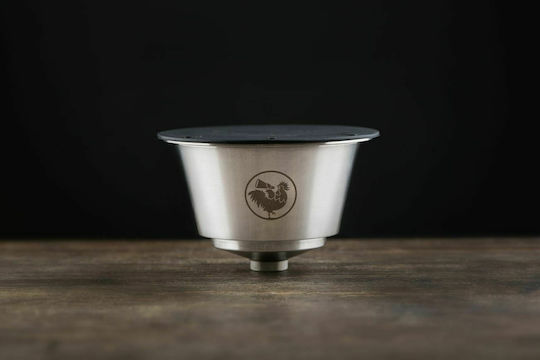 Waycap Wiederbefüllbare Kapseln Basic Kit Edelstahl Kompatibel mit Maschine Dolce Gusto 2Mützen