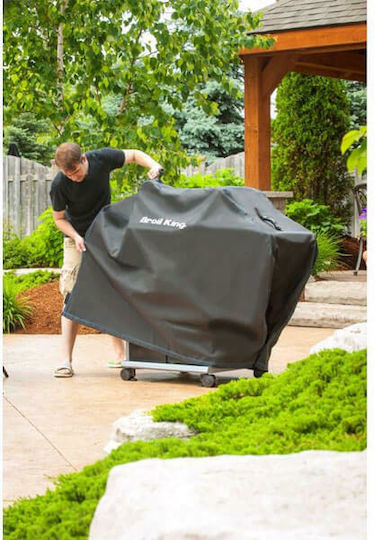 Broil King Grill Cover Black from Polyester with UV Protection 129cmx58cmx117cmcm