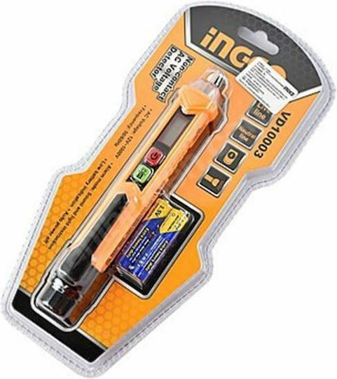 Ingco Detector de Tensiune VD10003 AC cu Interval de Măsurare 12 - 1000V