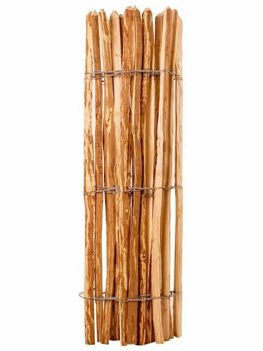 vidaXL Gard de Bambus Hazel cu Lemn Întreg 1.2x2.5m