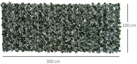 Outsunny Artificial Foliage in Roll 3x1m