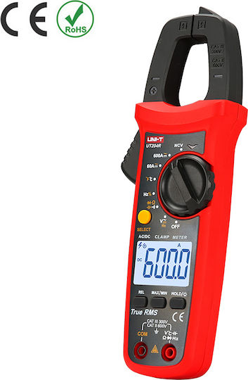 Uni-T Clamp Meter Digital 600A AC True RMS UT204R