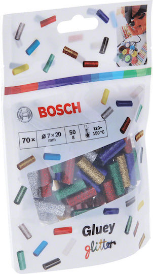 Bosch Ράβδοи от топли силикон Патрони за топло лепило Mini-Sticks Червен 7мм