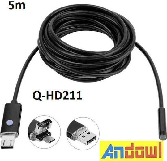 Andowl Endoscope Camera with 5m Cable
