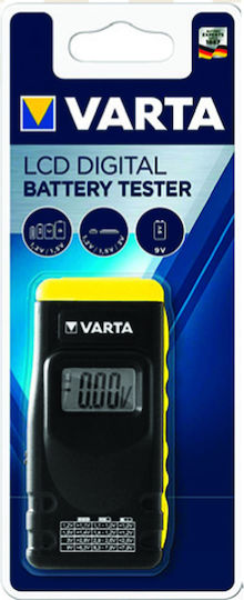 Varta 00891101401 Digital Battery Tester with Battery Size Adjustment Lever