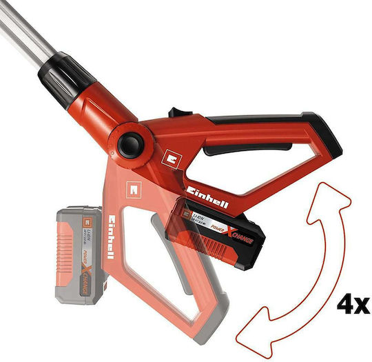 Einhell GE-HC 18 Li T- Solo Garden Multi Tool Battery Solo 2 in 1 Pole Saw Hedge Trimmer Attachment