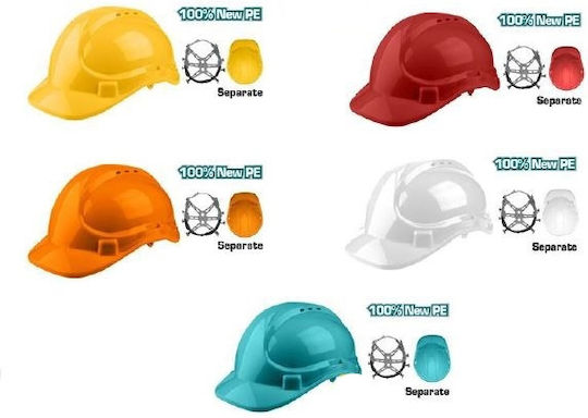 Total TSP2611 Κράνος Baustelle Rot