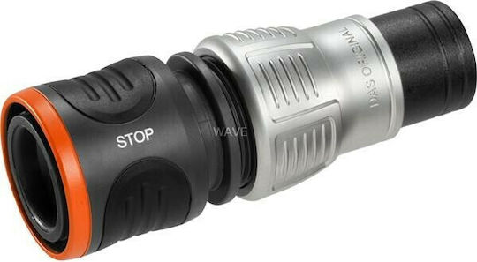 Gardena Stop Premium 18253-50 Ταχυσύνδεσμος για Λάστιχο 1/2" & 5/8" Μαύρο