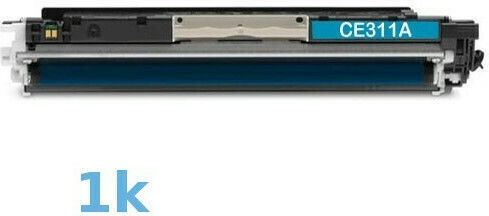 Compatible Toner for Laser Printer HP 126A CE311A 1000 Pages Cyan