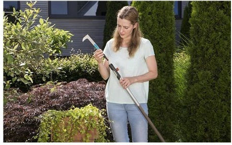 Gardena Combi Ξύστρα Χειρός με Κοντάρι 35cm και Πλαστική Λαβή