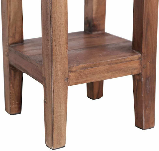 vidaXL Pflanzenständer Holz Braun 30cmx30cmx75cmcm.