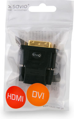 Savio Converter HDMI female to DVI-D male 1pcs (CL-21)