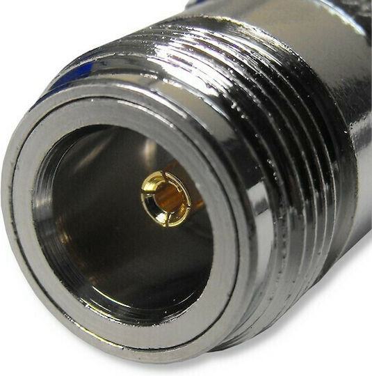 E-ZY EZ-RPSMAJ2NF Μετατροπέας SMA male σε N-Connector female Ασημί 1τμχ