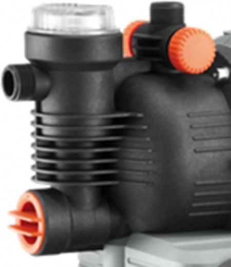 Gardena 01754-20 Einstufig Einphasig Wasserdruckpumpe mit Behälter 24 Liter 850W