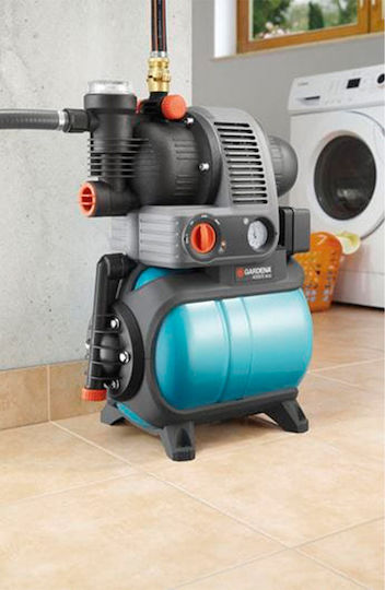 Gardena 01754-20 Einstufig Einphasig Wasserdruckpumpe mit Behälter 24 Liter 850W