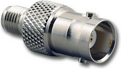 Ultimax V7830 Μετατροπέας SMA female σε BNC female Ασημί 5τμχ