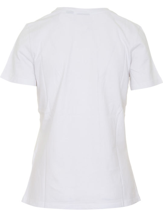 Vintage Logo Women's T-shirt Striped White