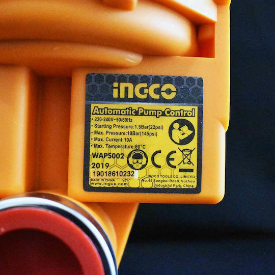 Ingco WAPS002 Electronic Pressure Controller 1.5 bar