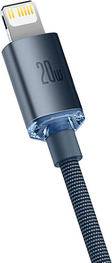 Baseus Crystal Shine Braided USB-C to Lightning Cable 20W Black 2m (CAJY000301)