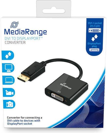 MediaRange Convertor DVI-I feminin în DisplayPort masculin 1buc MRCS174