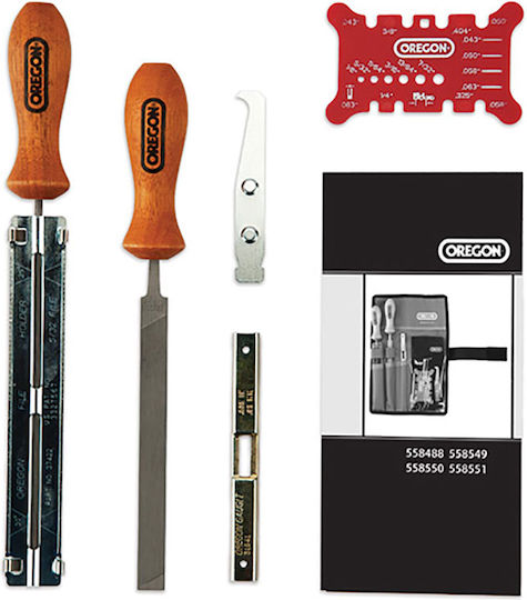 Oregon Low Profile File Chainsaw Sharpener for Chains with Step 3/8' 5pcs 558551