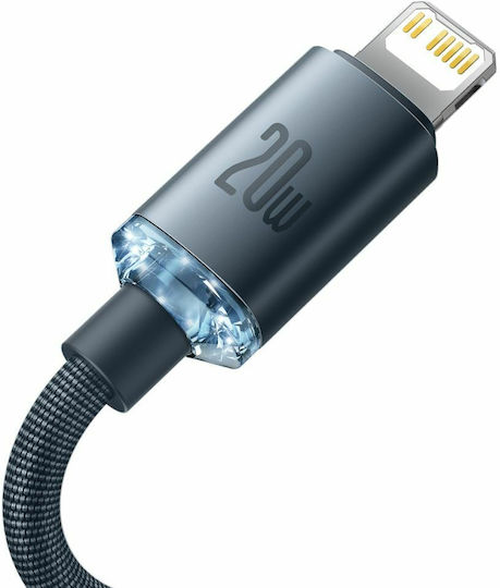 Baseus Crystal Shine Braided USB-C to Lightning Cable 20W Black 1.2m (CAJY000201)