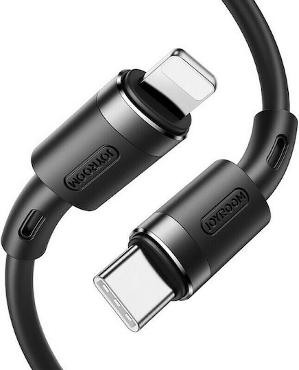 Joyroom S-1230N9 USB 2.0 Cable USB-C male - USB-C 60W Μαύρο 1.2m