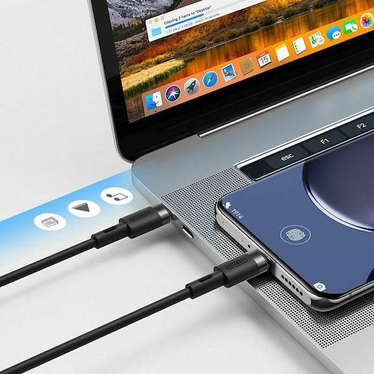 Joyroom S-1230N9 USB 2.0 Cable USB-C male - USB-C 60W Μαύρο 1.2m