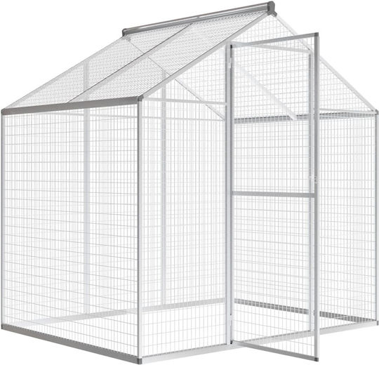 vidaXL 43557 Aluminiumkäfig für Vögel 178cmx122cmx194cmcm.