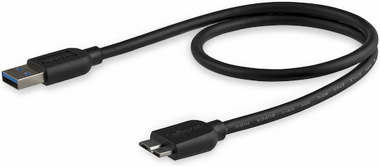 StarTech 0.5m Regular USB 3.0 to micro USB Cable (USB3AUB50CMS)