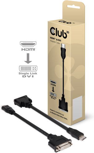 Club3D CAC-HMD>DFD Μετατροπέας HDMI male σε DVI-I female 1τμχ