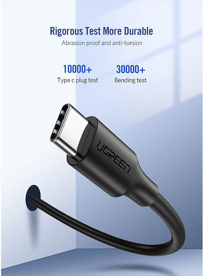 Ugreen US286 USB 2.0 Cable USB-C male - USB-C 60W Μαύρο 2m 10306
